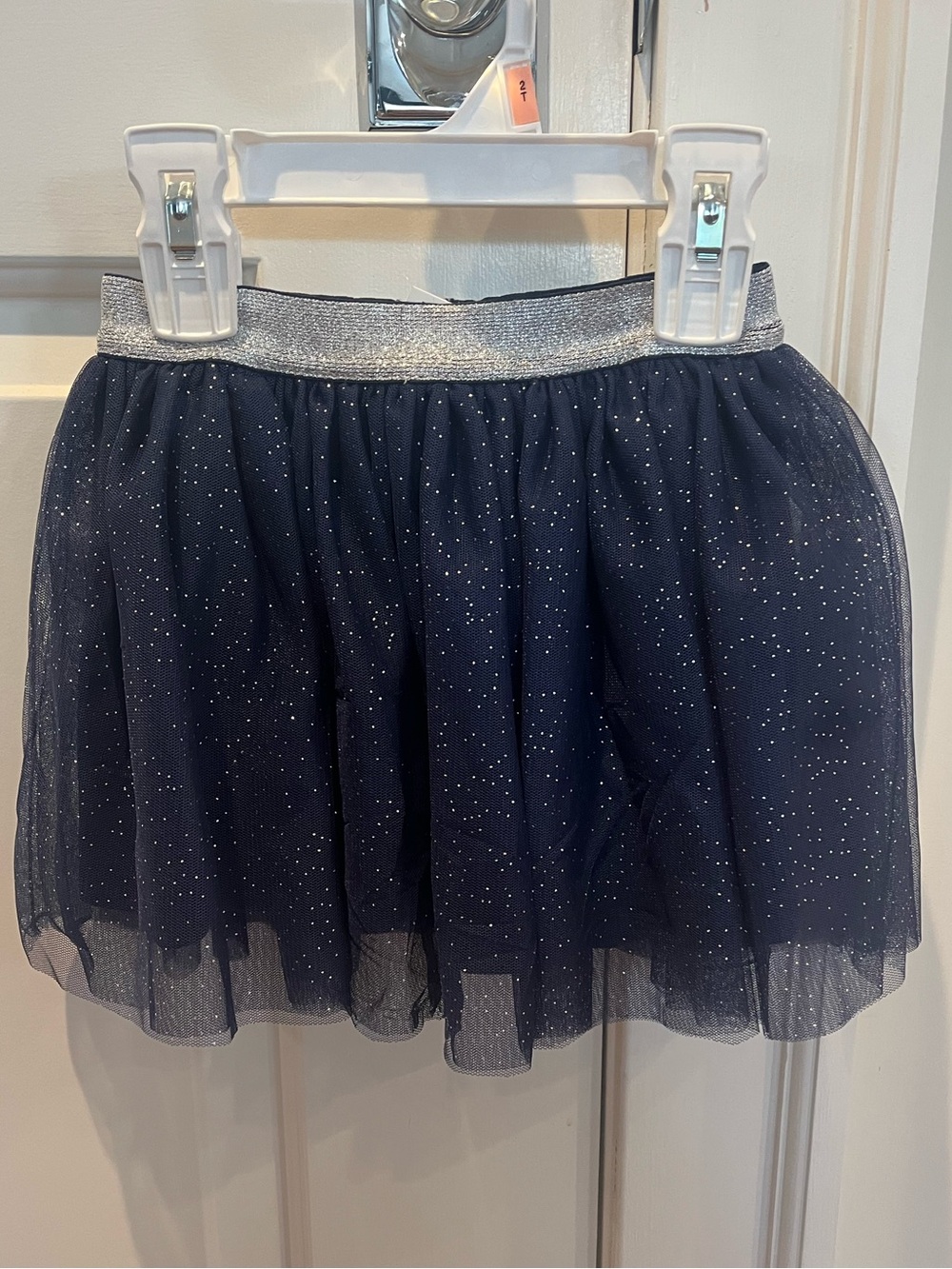 Girls’ Epic Threads Navy & Silver Skirt, Princess, Tutu Style, 2T, New With Tags